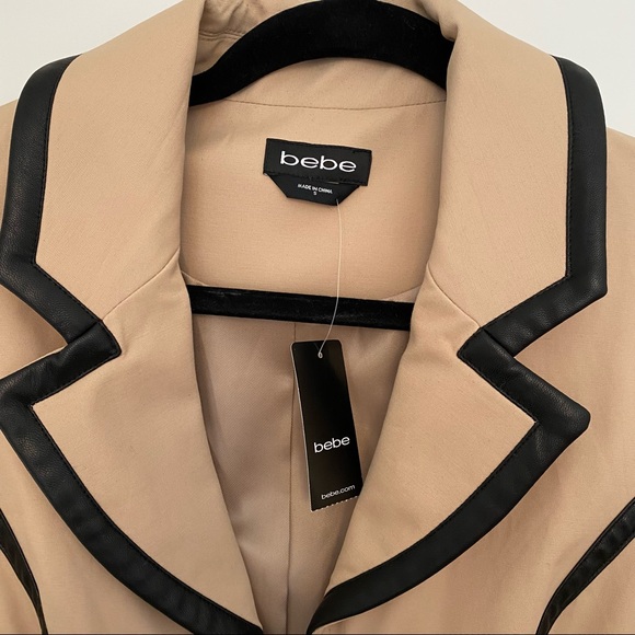 Bebe trench coat SZ:S - Picture 3 of 7